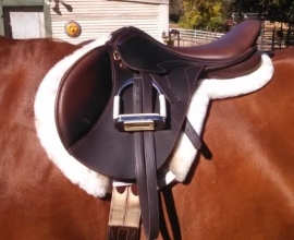 Hunter Saddle Pad (17.5-inch Pessoa Gen X Elita Hunter saddle with a forward flap)