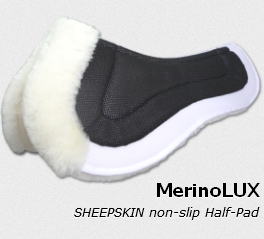 English Saddle Pads - BufferLUX NON-SLIP Half-Pad